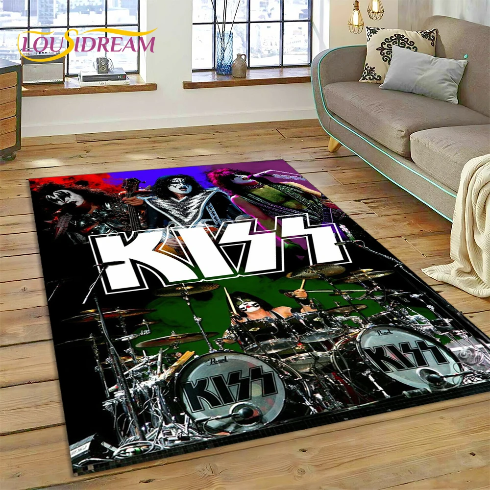 Home Decor Games Online Free - 3D коврик Kiss Rock с тяжелым