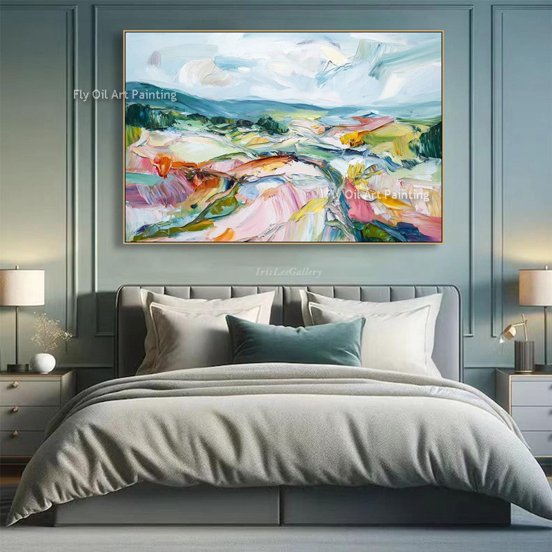 Home Decor Color Palettes - Картина маслом, выполненная вручную с использованием