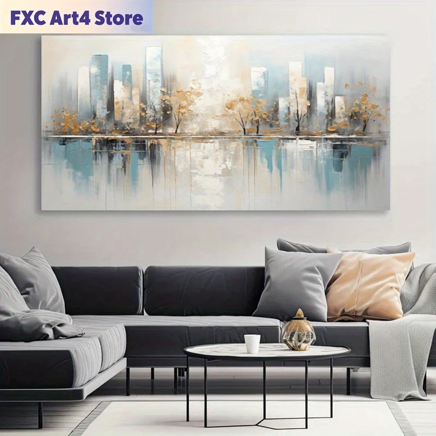 Home Decor Minimal - Безрамное современное абстрактное искусство на холсте
