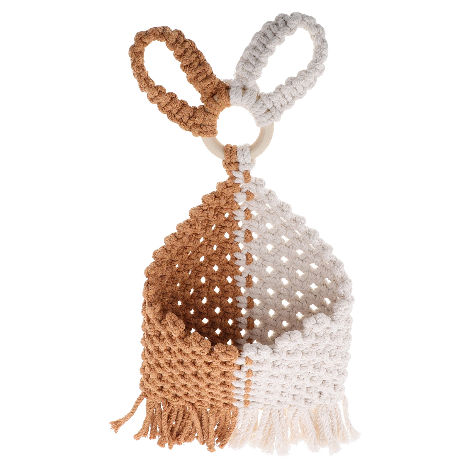 Macrame Wall Hanging - Хлопковый плетеный макраме-декор для стен в