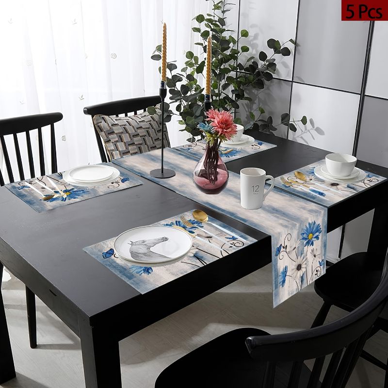 Linen Table Runner - Набор скатертей-дорожек и подставок под тарелки