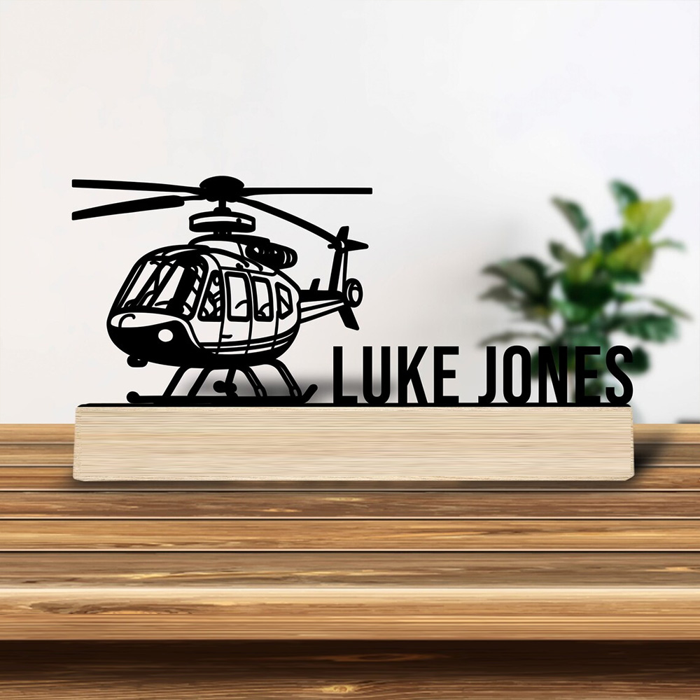 Home Decor Retro - Персонализированная ретро-статуэтка из железа с именной