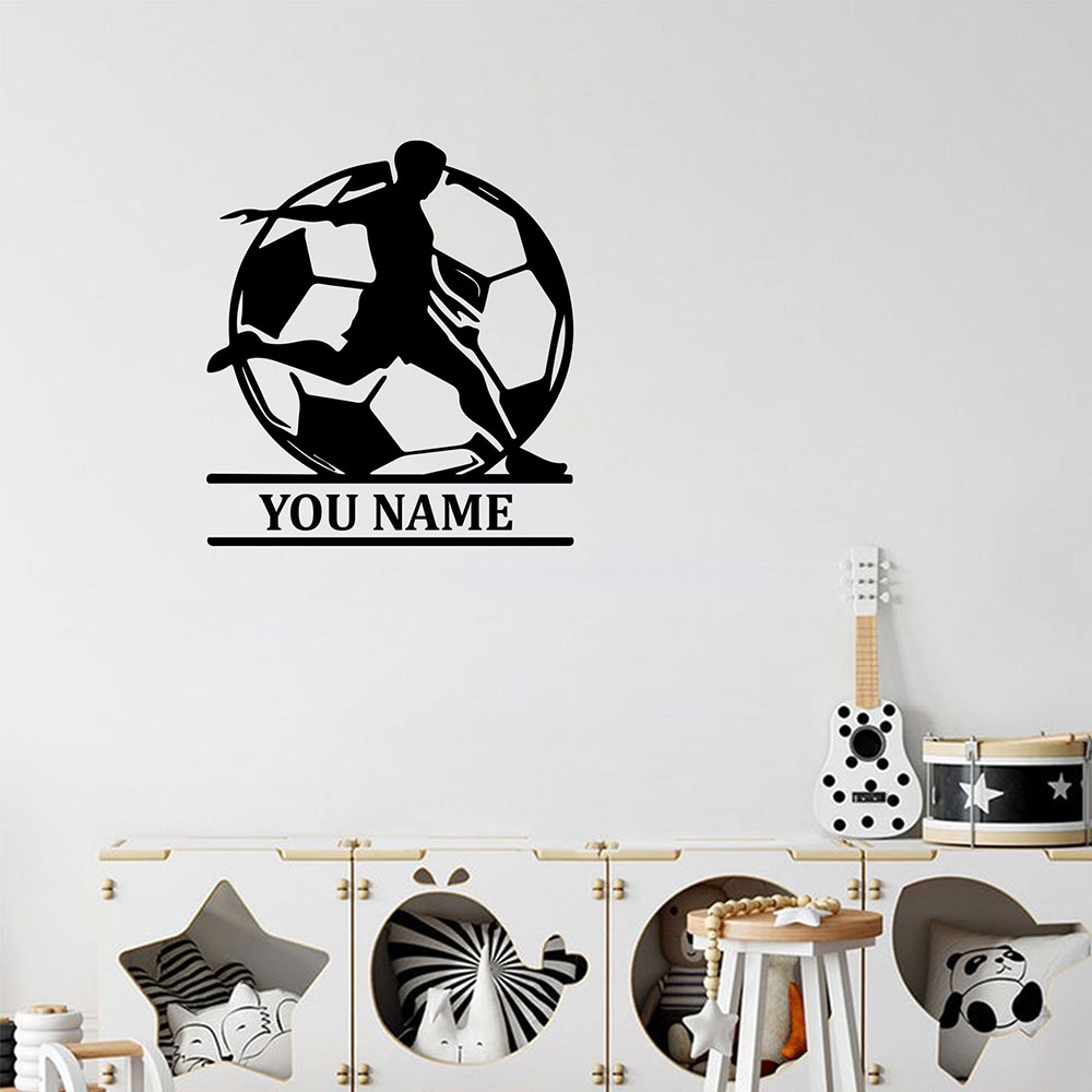 Home Decor Wall Tiles - 1 шт. Модный футбольный декор с