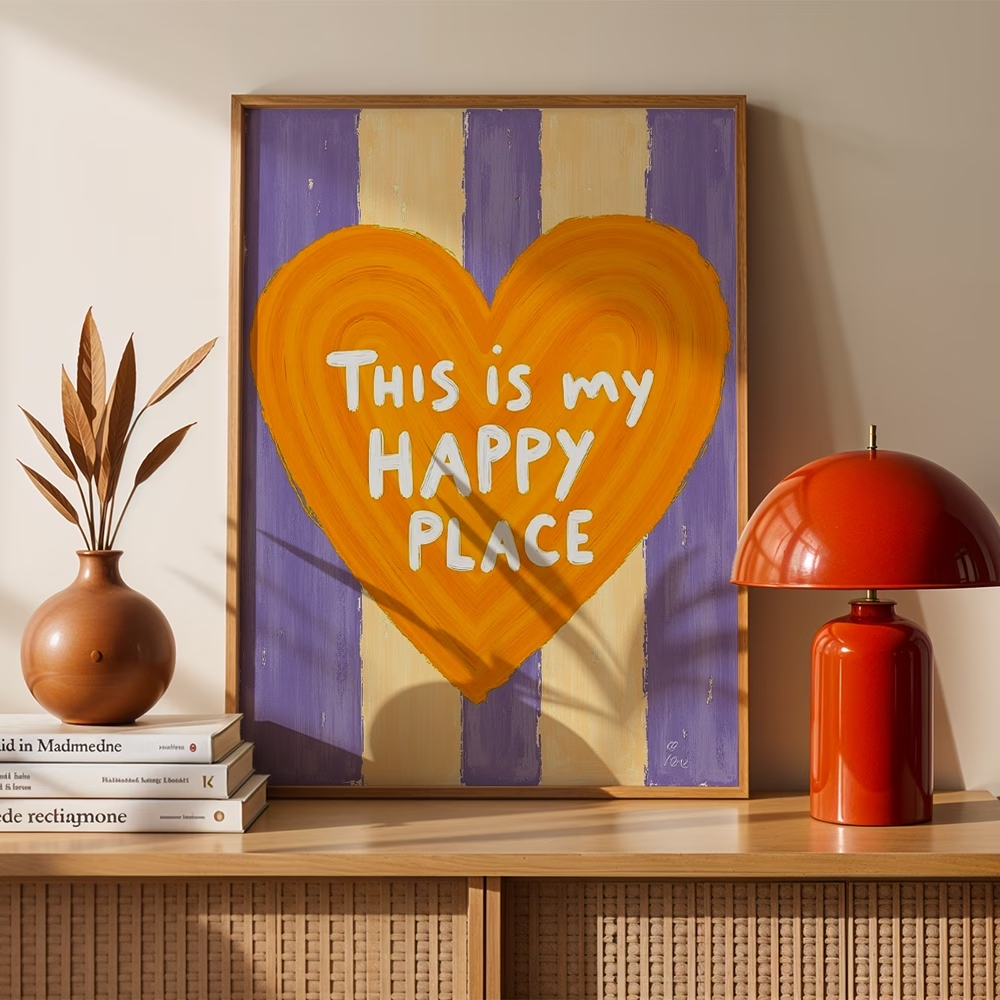 Home Decor Retro - Современный, ретро-стиль, картина на холсте с