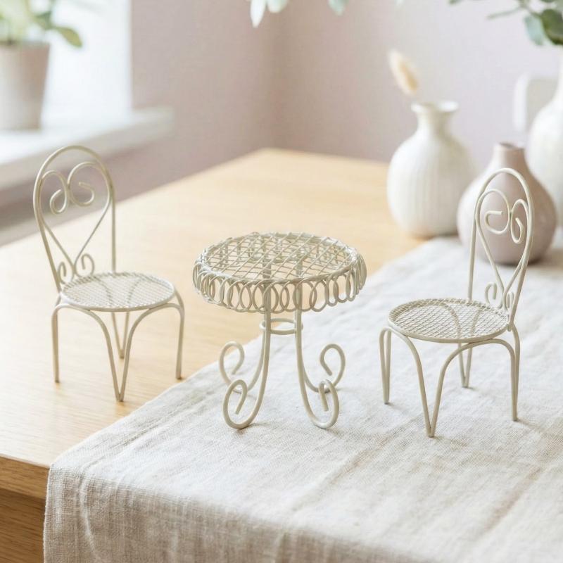 Home Decor Manufacturers - 1/3 шт. Миниатюрная железная мебель для