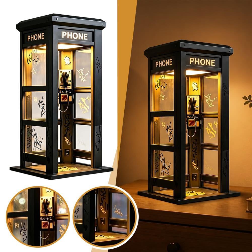 Home Decor Retro - Винтажная настольная лампа в виде телефонной