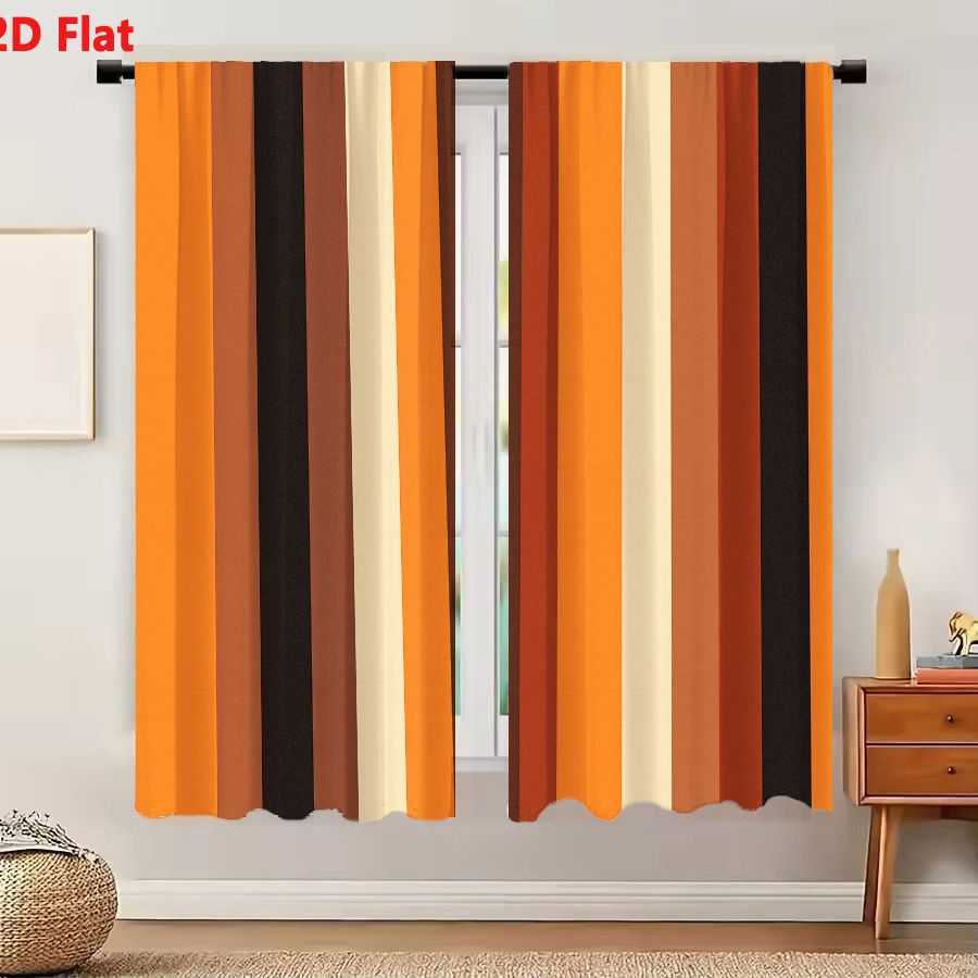 Home Decor Color Palettes - 2 шт. штор с 2D-эффектом, вертикальными