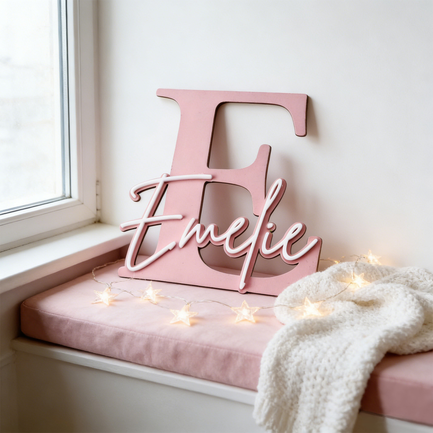 Home Decor Inspo - Деревянная декоративная табличка с именем, 2