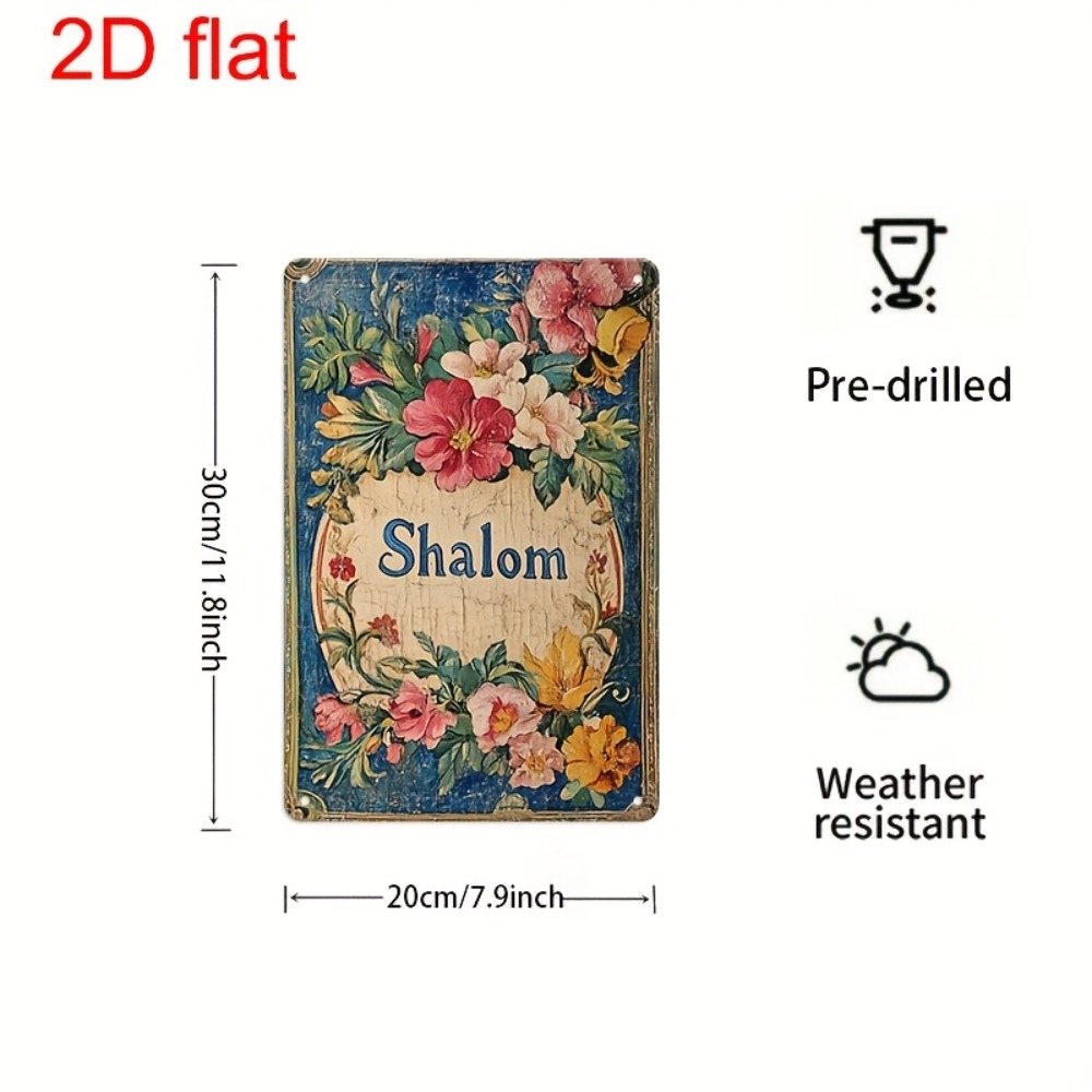 Home Decor Vintage - CIFBUY Винтажная алюминиевая настенная табличка с