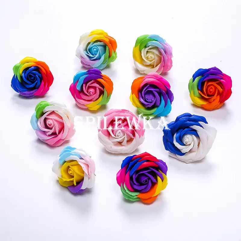 Home Decor Diy - Spilewka 6X7 см красочные розы искусственный