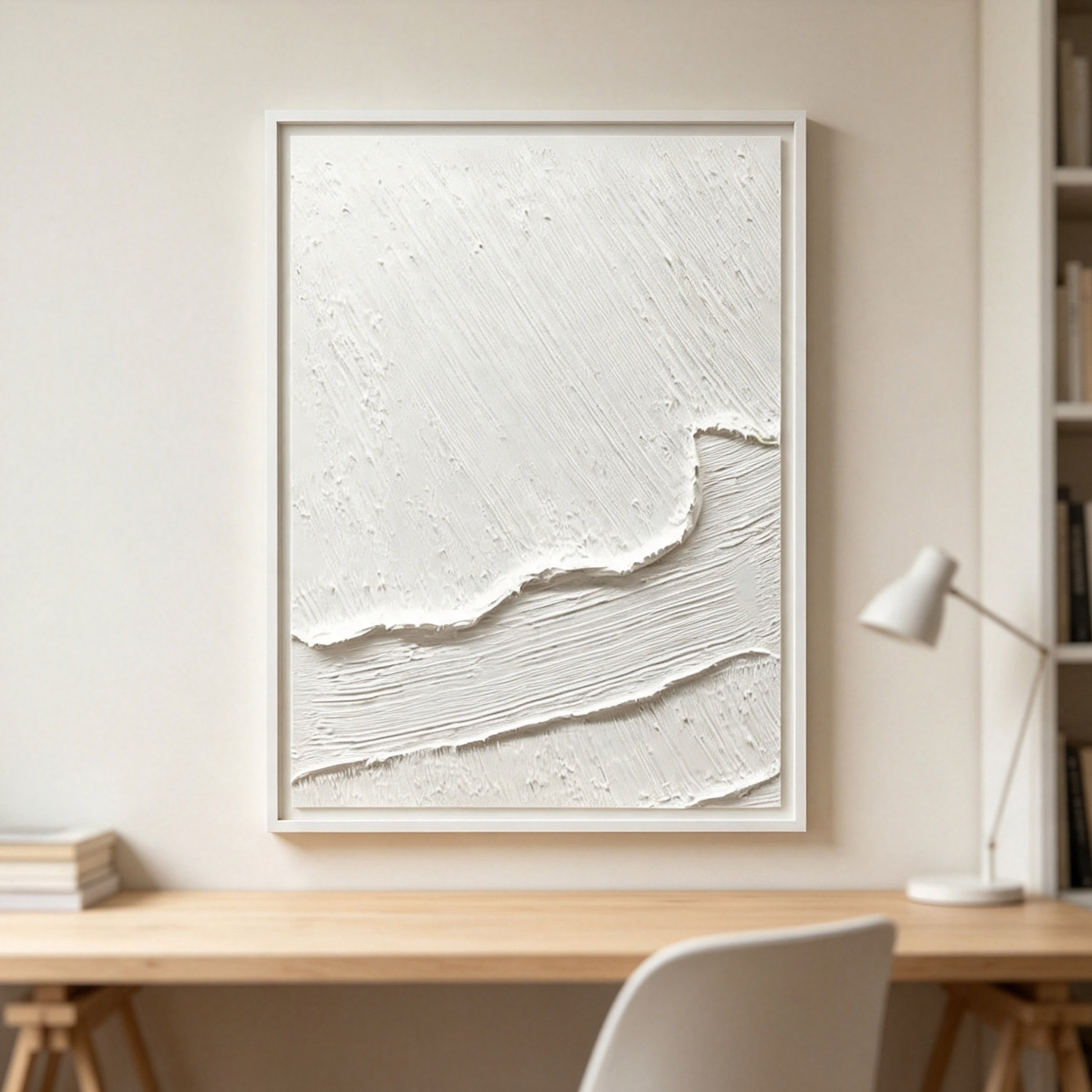 Ручная роспись, белая, 3D, с т – обзор и цена Abstract Oil Painting