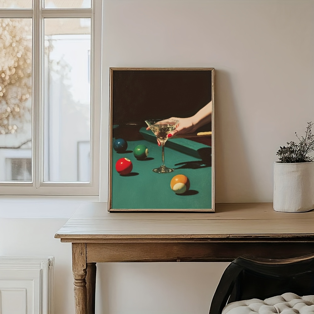 Винтажный постер с бильярдным  – обзор и цена Home Decor Trends