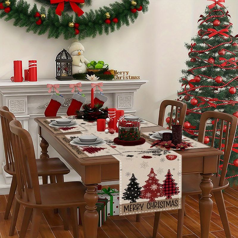 Набор американских рождественс – обзор и цена Linen Table Runner