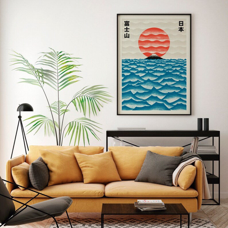 Японский современный постер с  – обзор и цена Home Decor Japanese