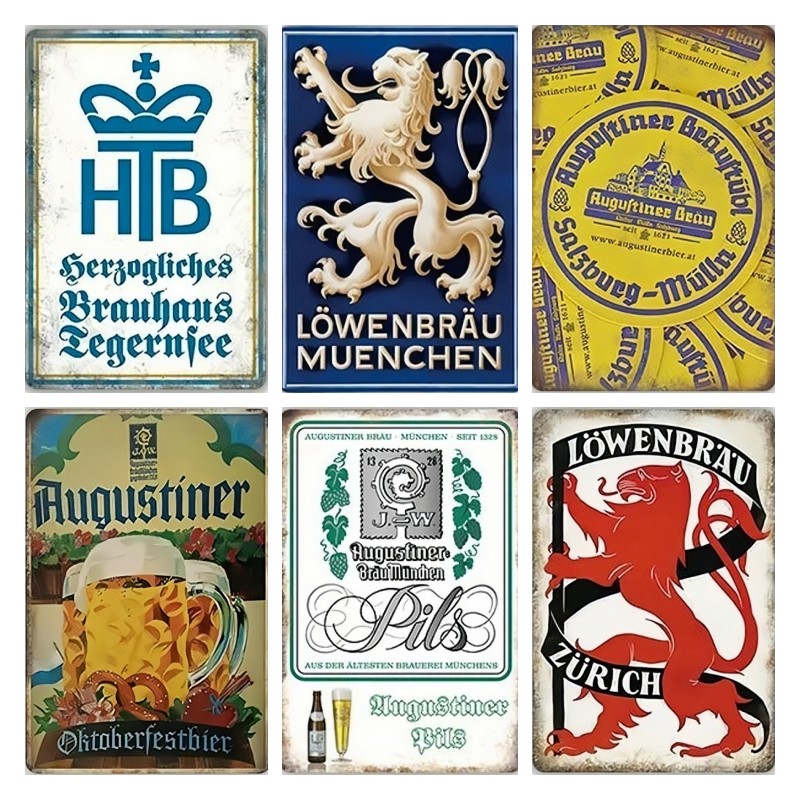 Винтажная металлическая таблич – обзор и цена Germany Home Decor