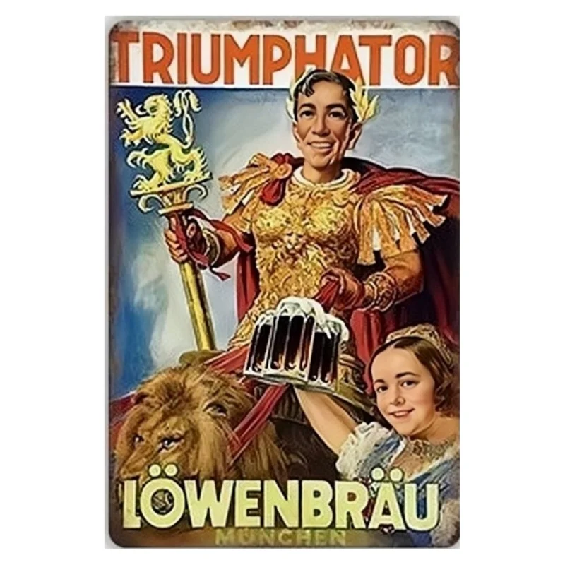 Винтажная металлическая таблич – обзор и цена Germany Home Decor