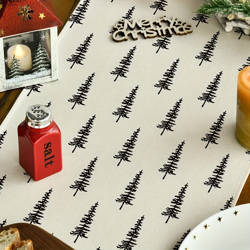 Простая рождественская елка, д – обзор и цена Linen Table Runner