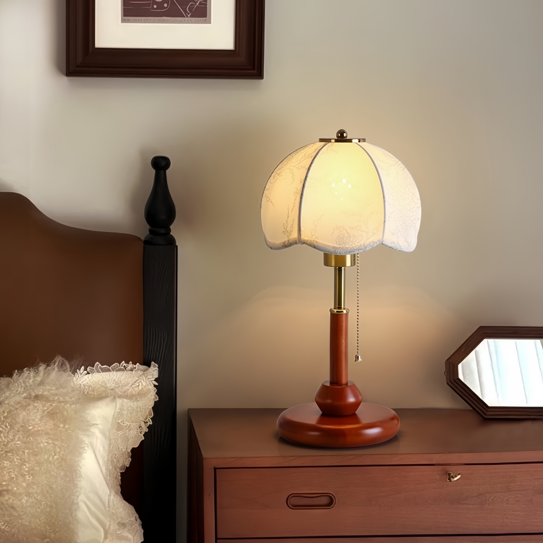 Винтажная настольная лампа-куп – обзор и цена Home Decor Retro