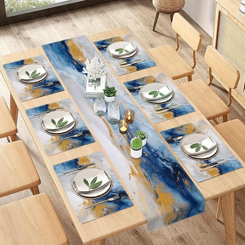 Набор скатертей-дорожек и подс – обзор и цена Linen Table Runner