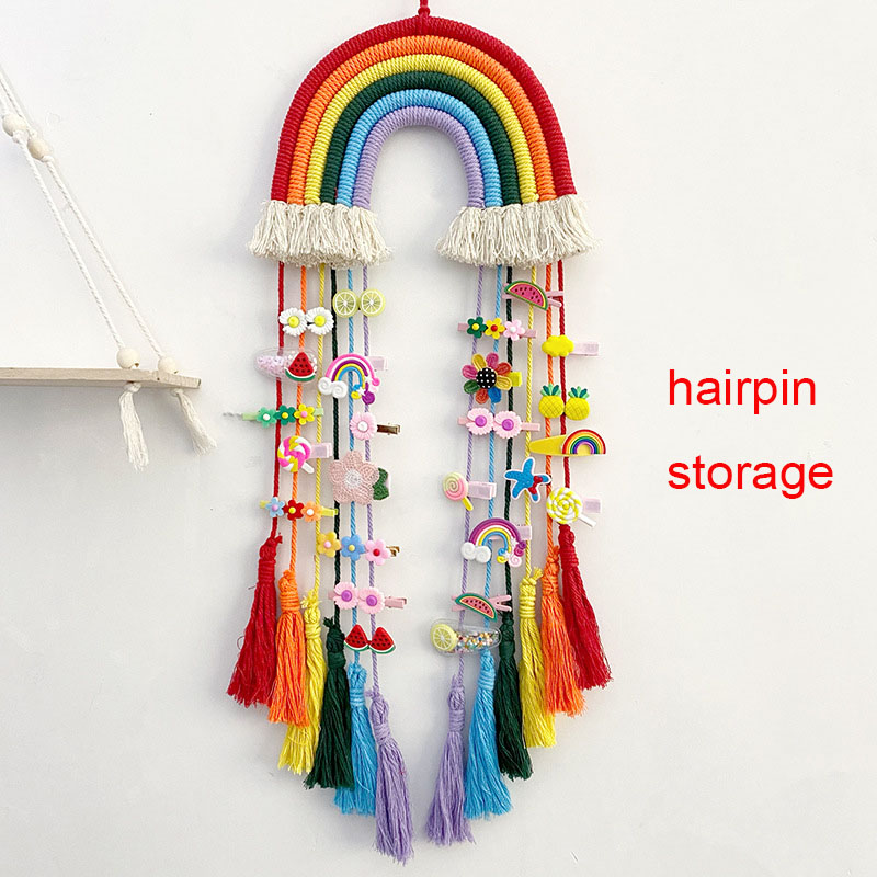 Хлопковый плетеный радужный де – обзор и цена Macrame Wall Hanging