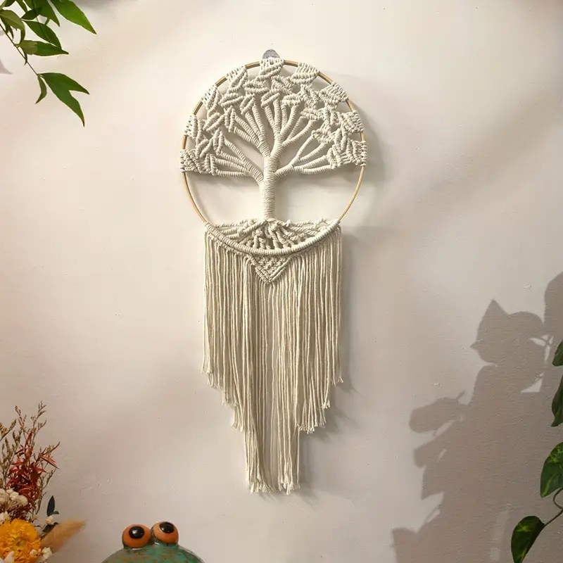 Макраме с деревом жизни, насте – обзор и цена Macrame Wall Hanging