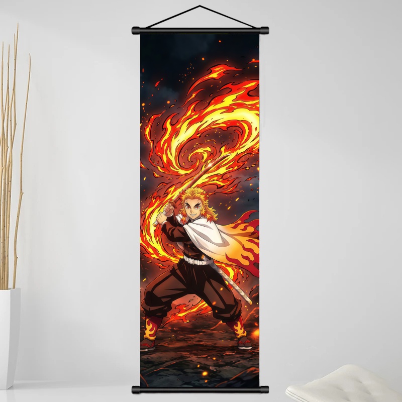 Аниме-постер Demon Slayer: Кёд – обзор и цена Home Decor Japanese