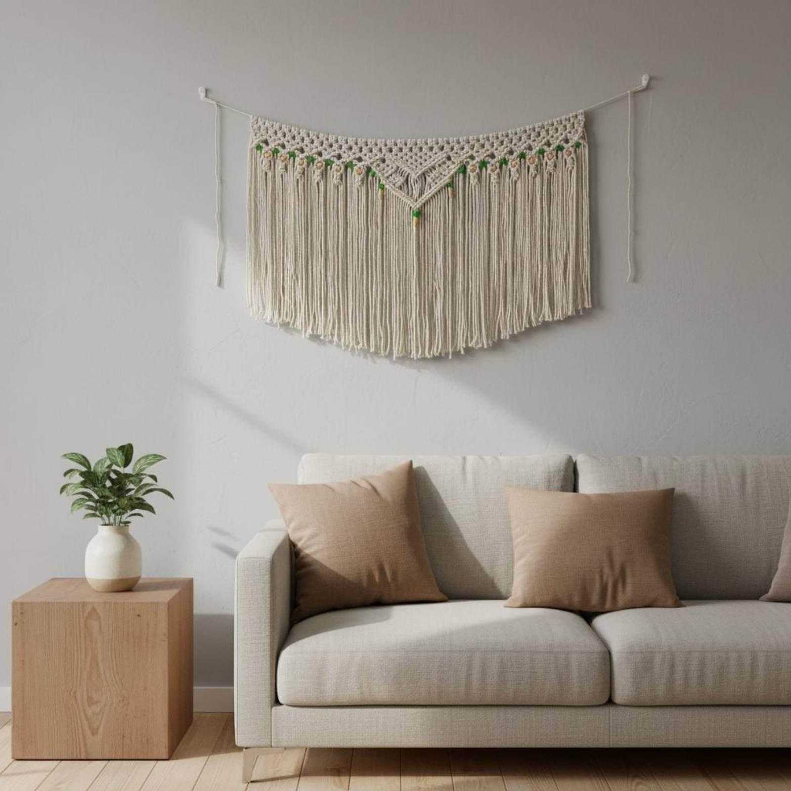 Декоративный настенный гобелен – обзор и цена Macrame Wall Hanging