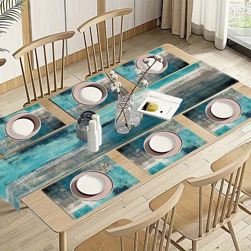 Набор скатертей-дорожек и подс – обзор и цена Linen Table Runner